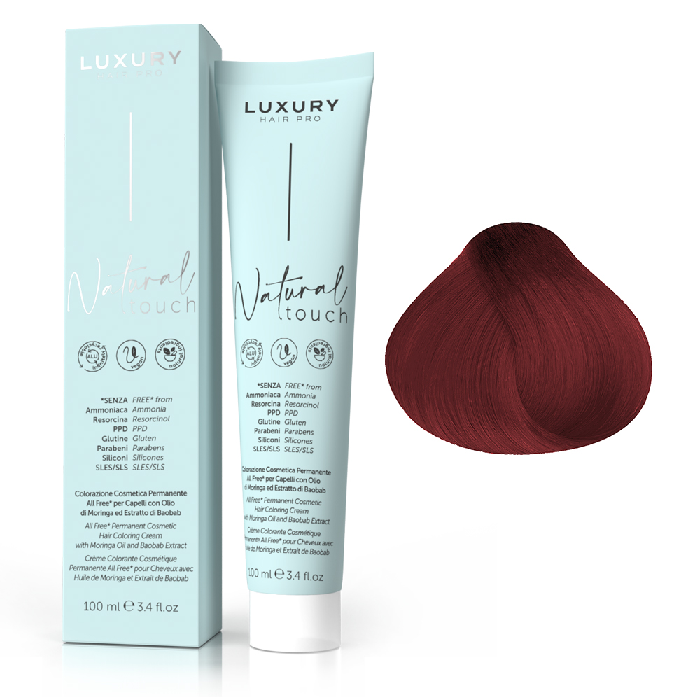566 Luxury Natural Touch 5.66 Intense Red Light Brown/Интенсивный красный светло-коричневый 100мл — изображение 1