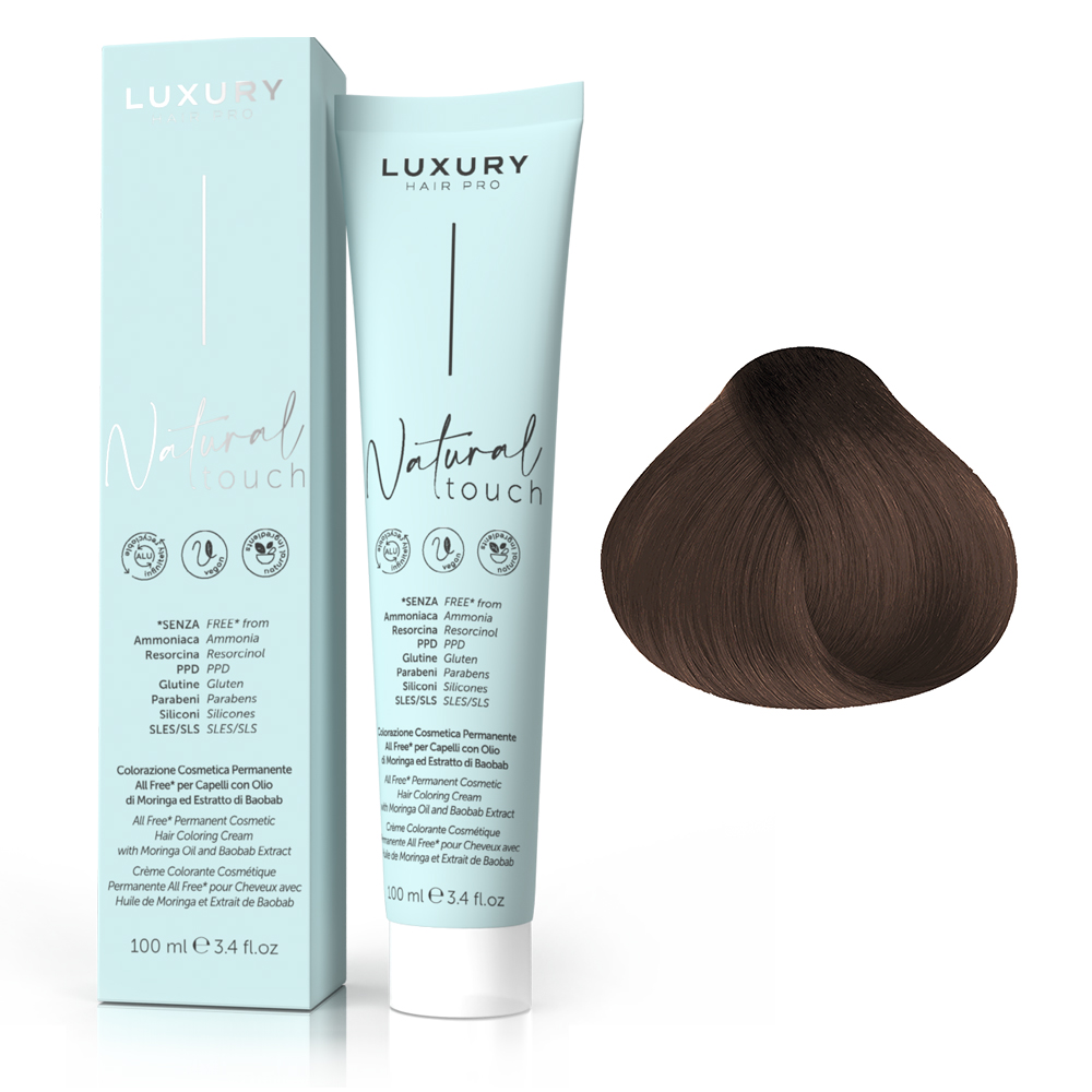 600 Luxury Natural Touch 6.00 Intense Dark Blond/Интенсивный тёмный блондин 100мл — изображение 1