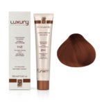 7.40 Глубокий медный блондин краска для волос 100 мл/Luxury Hair Color Green Light Deep Copper Blond
