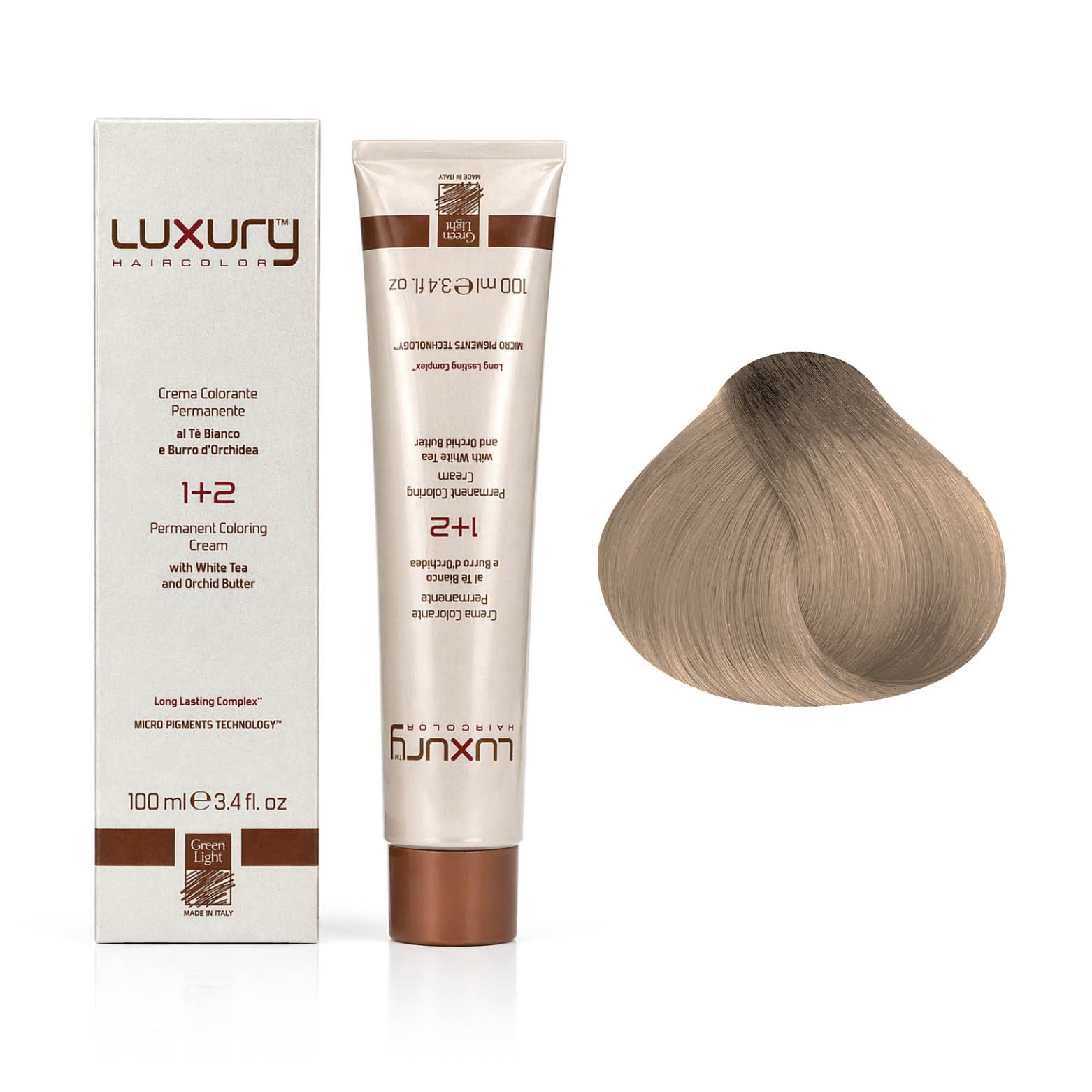 9 9 Интенсивный очень светлый блондин краска для волос 100 мл/Luxury Hair Color Green Light Intense Ve — изображение 1
