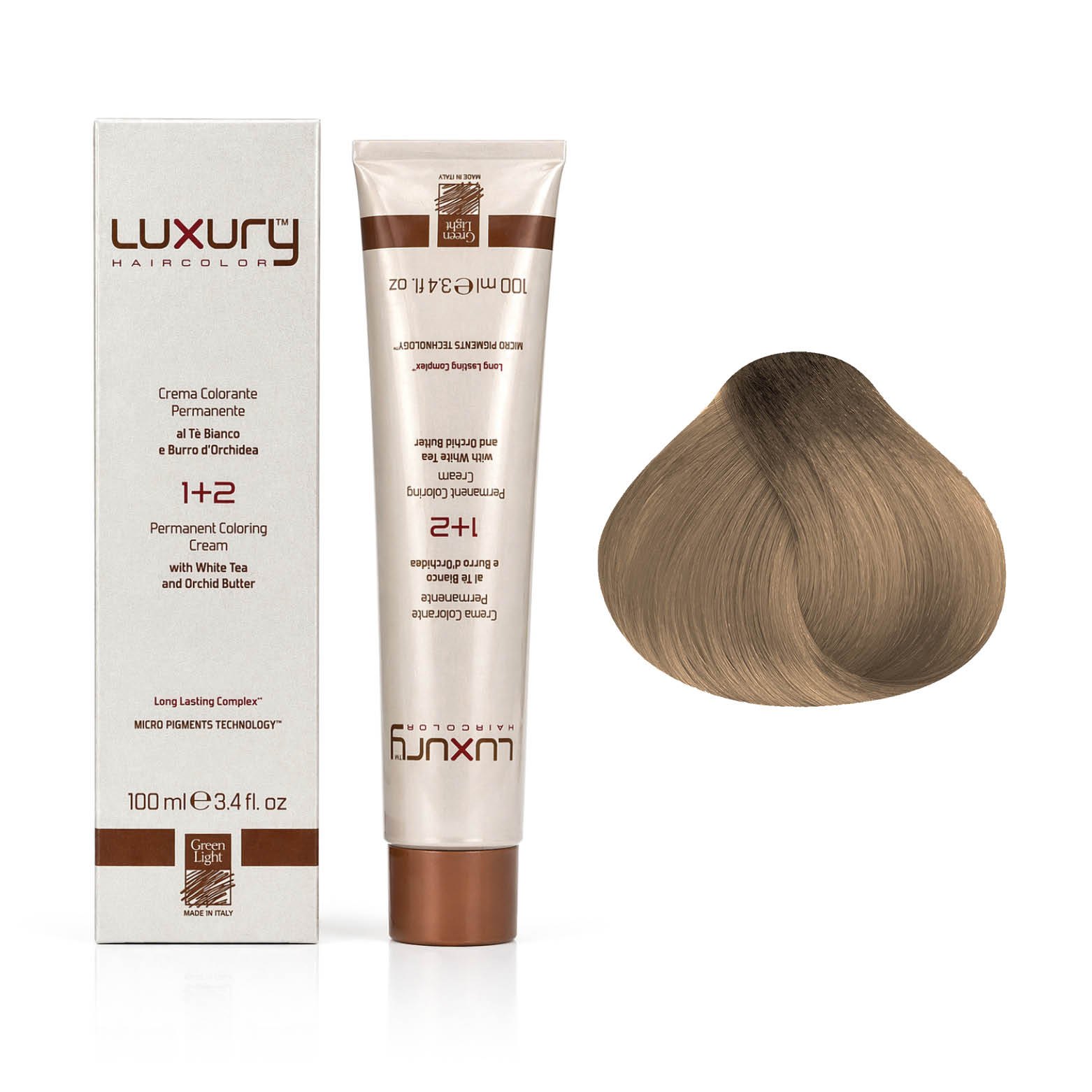 9003 9.003 Теплый очень светлый блондин краска для волос 100 мл/Luxury Hair Color Green Light Warm Very L — изображение 1
