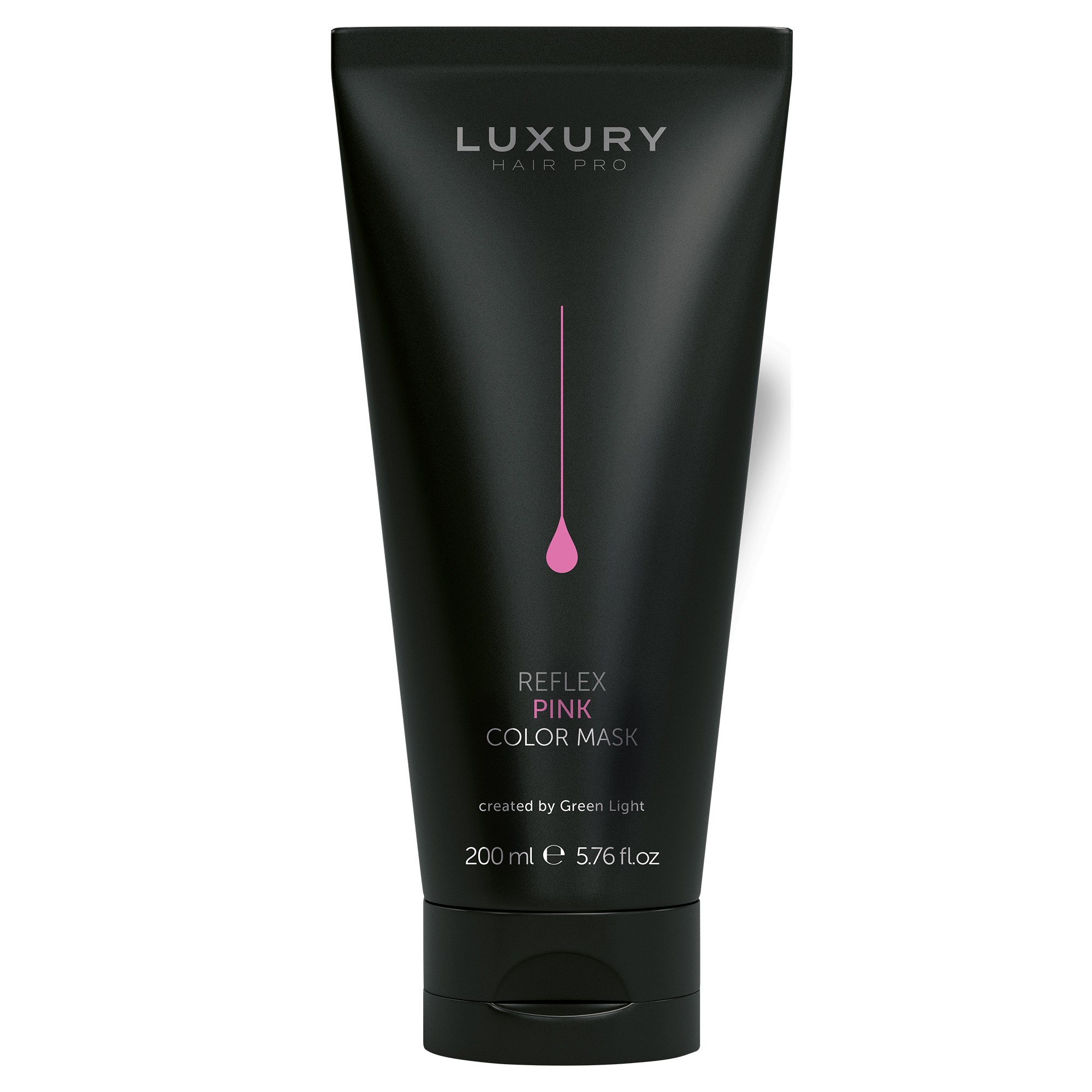 колор маск розовая Оттеночная маска Розовая 200 мл / Luxury Hair Pro Reflex Pink Color Mask 200 ml — изображение 1